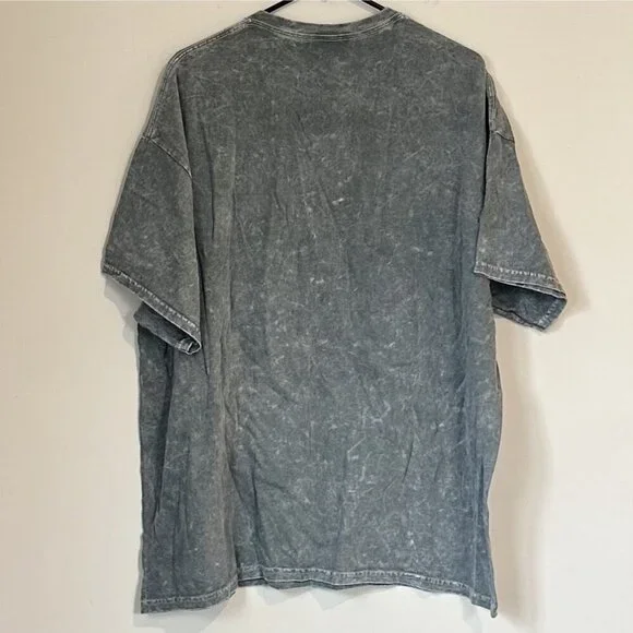 NEW DMX Washed Charcoal Oversized Tee - Size: Extra Large - Picture 3 of 4